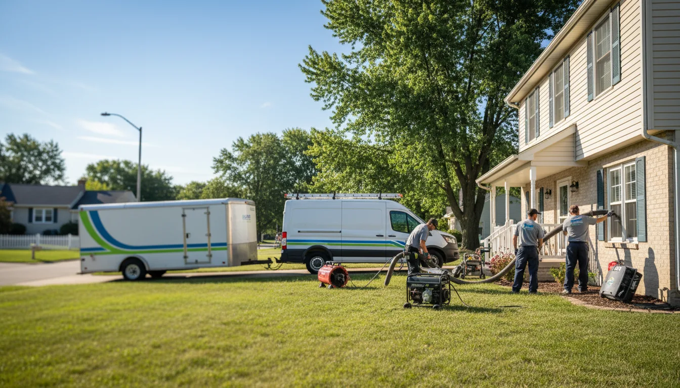 Flooded Basement Restoration And Cleanup With Repair in Leon, KS near me